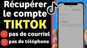Comment récupérer un compte TikTok sans e-mail ni numéro de téléphone  (2021) - YouTube