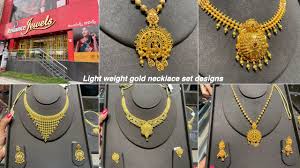 reliance jewels gold necklace set