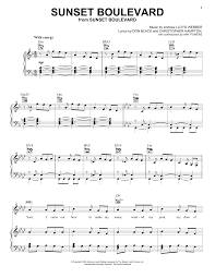 You've lived stress free for sixteen years. Andrew Lloyd Webber Sunset Boulevard Sheet Music Pdf Notes Chords Musical Show Score Easy Piano Download Printable Sku 251240