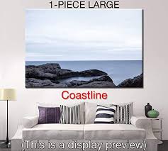 Coastline Premium Canvas Wall Art 1