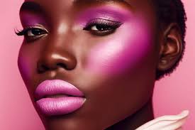 light pink lips fashion ai generation