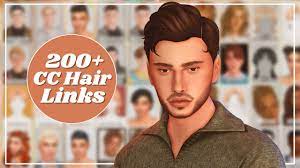 200 maxis match male hairs cc links