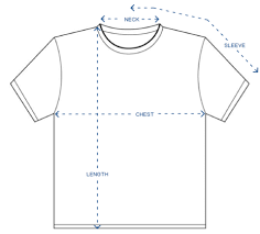 T Shirt Size Chart Milumino