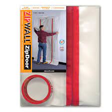 Zip system wall sheathing and tape has been rated #1 in quality every year since 2015 in builder magazine's annual brand use studies2. Zipwall Zdc 4 Ft X 8 Ft Zipdoor Commercial 206624 The Home Depot