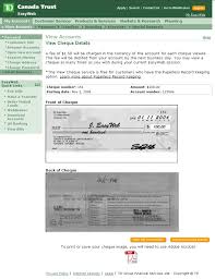 You don't need a void cheque, you just need the information on it. Easyweb Tour Personal Banking View Cheque