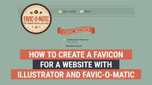 how to create a favicon for a