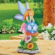 Hand Painted Fairy Garden Sculpture