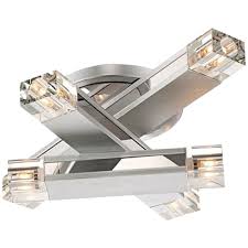 Possini Euro Design Three Stacked Rods Ceiling Light Fixture Decorist
