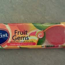 sunkist fruit gems and nutrition facts