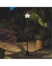 Solar Victorian Style Garden Lamp Post