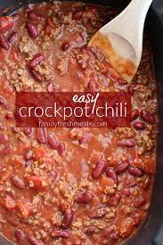 Basic Crockpot Chili gambar png