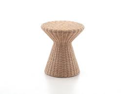 Woven Wicker Stool Coffee Table Bolla