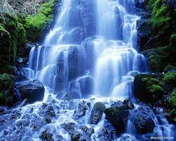 moving waterfall nature waterfall