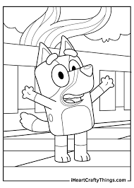 Dogs love to chew on bones, run and fetch balls, and find more time to play! Bluey Coloring Pages Updated 2021