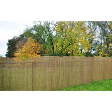 72 In H X 168 In W Natural Bamboo Reed Garden Fence