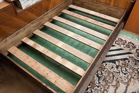 how to build a wooden bed frame