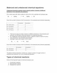Chemical Reaction And Equation Notes