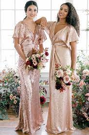 12 best rose gold bridesmaid dresses of