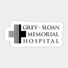 Add to your telegram the best collection of stickers: Grey Sloan Memorial Hospital Greys Anatomy Sticker Teepublic Uk