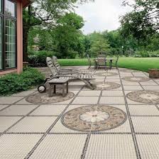 beautiful beige mosaic floor tiles