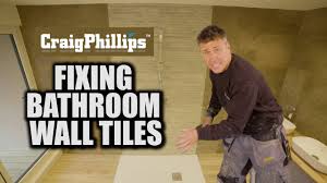how to fix bathroom wall tiles you