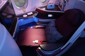 review qatar airways a350 900 business