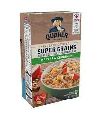 quaker super grains apples cinnamon