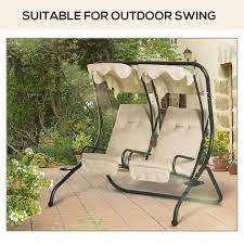 Outdoor Porch Swing Cushions With Seat