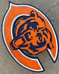 Chicago Bears 3d Wood Sign