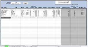 excel debt tracker spreadsheet