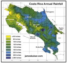 Costa Rica Weather Patterns Pacific Caribbean Coasts