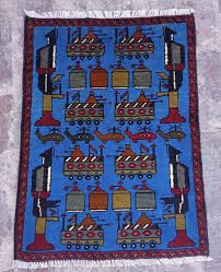 ar handmade afghan war rug tribal style