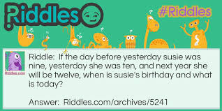 susie s birthday riddles com