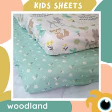 2pcs Baby Fitted Crib Sheet 28 X 52