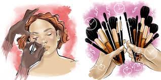 a guide to working with a makeup artist