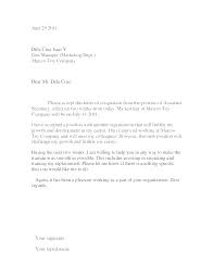 Letter Of Resignation Template Putasgae Info