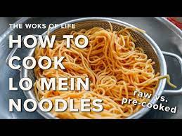 Pre Cooked Lo Mein Noodles gambar png