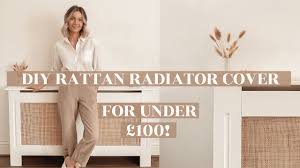 diy rattan radiator cover for under