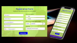 make responsive registration form
