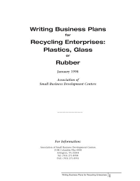 writing business plans for recycling