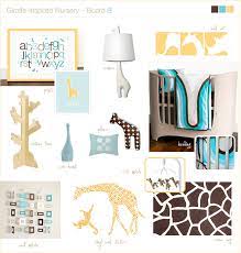 the modern giraffe inspired nursery