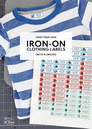 how to make your own iron on labels for