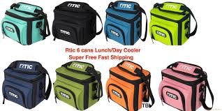 rtic 6 8 15 28 can day cooler new