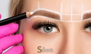 eyebrow microblading silhouette