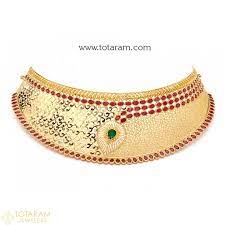 22k gold choker necklaces indian gold