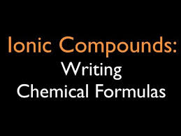 Covalent Compounds Writing Chemical
