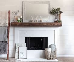 our diy faux brick fireplace re