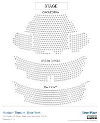 hudson theatre new york seating chart