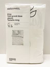 ikea grasvingel king duvet cover and