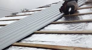 Metal roofing offers an excellent option for replacing these standard roofing materials at the end of their lifespans. Reroofing With Corrugated Metal And Radiant Barrier Over Asphalt Shingles In 3 Steps 3 Steps Instructables
